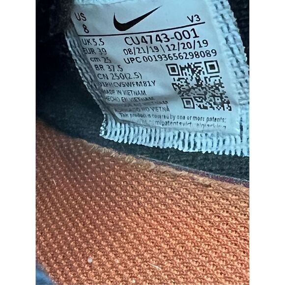 NIKE Women's Cosmic Fuchsia AF1 Shadow Air Force One Low Black Pink Sweet Sz 8 - Picture 7 of 7